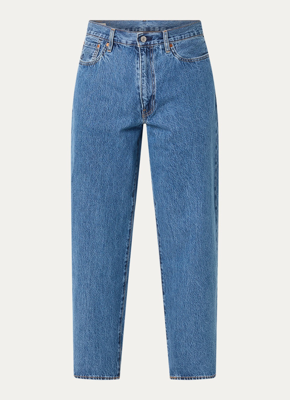 Levi's 578 straight fit jeans met medium wassing - voorkant indigo