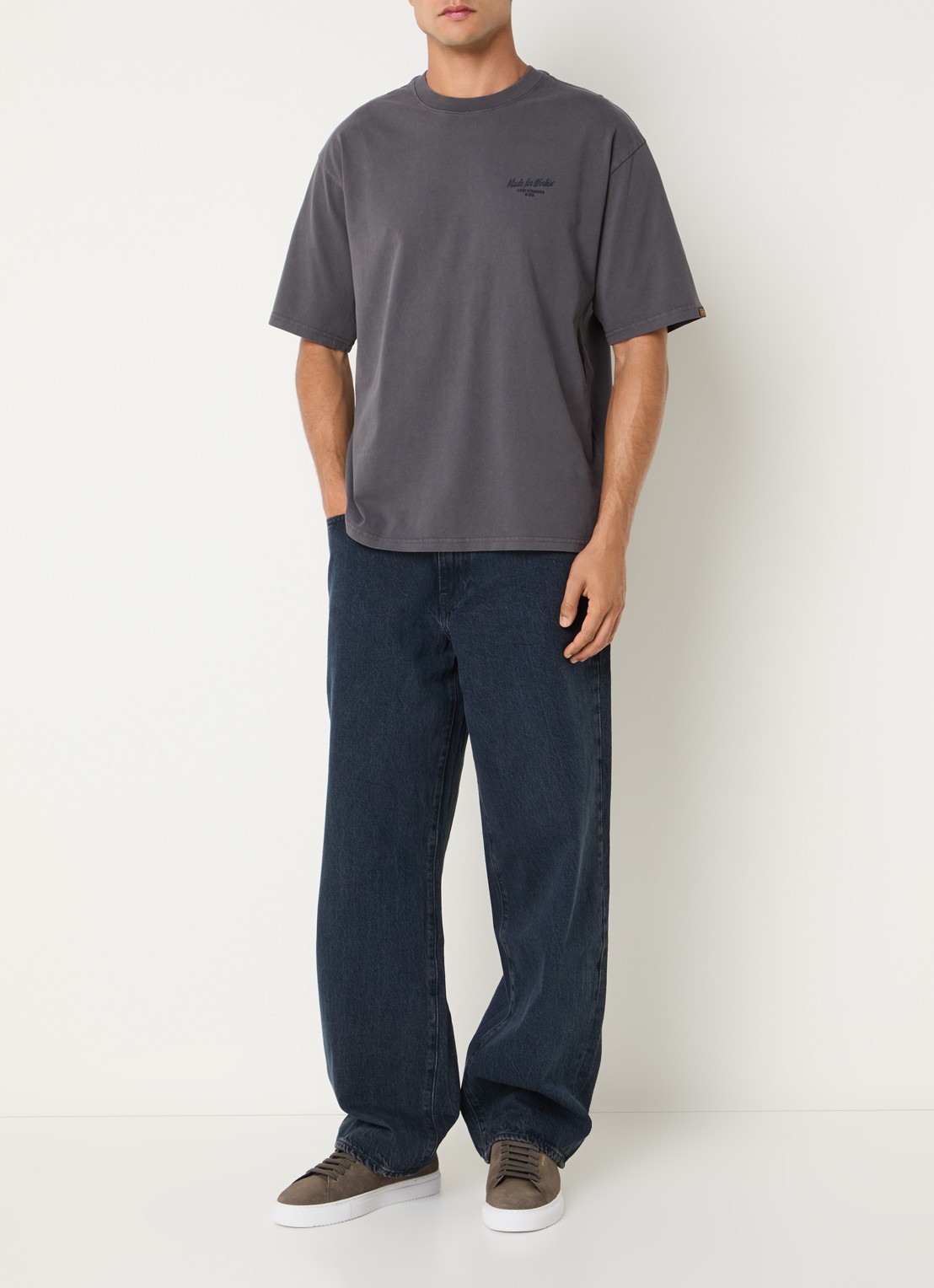 Levi's 578 straight leg jeans met donkere wassing - voorkant 4 indigo