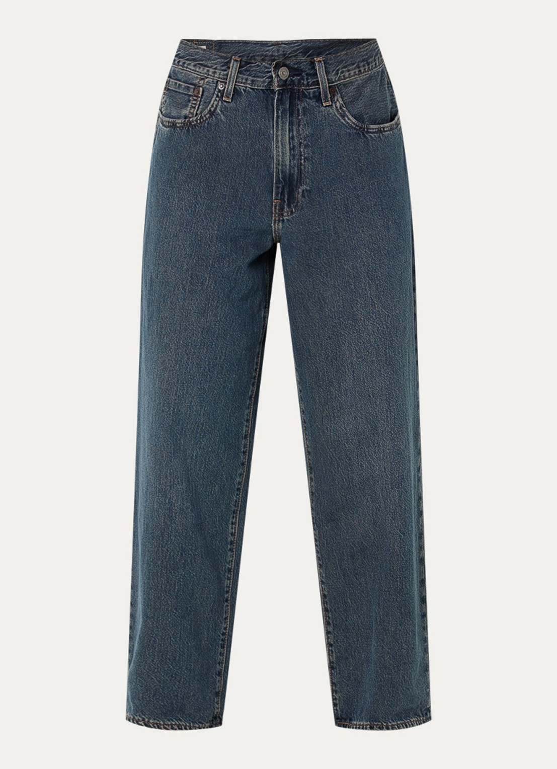 Levi's 578 straight leg jeans met medium wassing - voorkant 4 indigo
