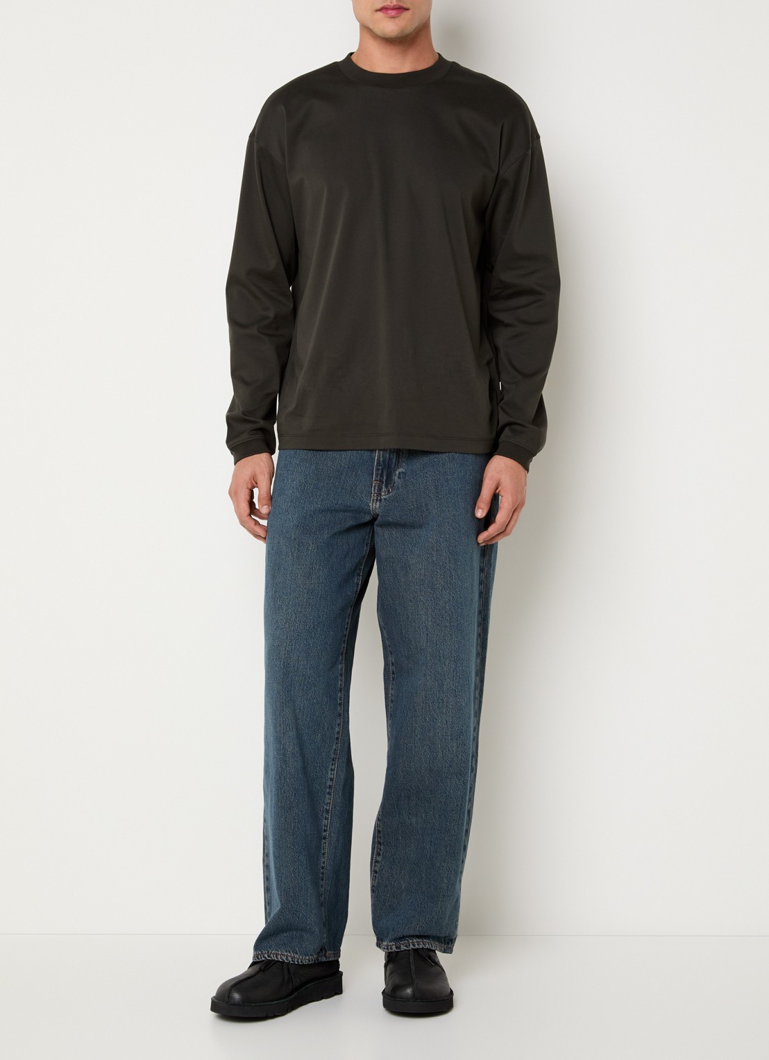 Levi's 578 straight leg jeans met medium wassing - voorkant 5 indigo