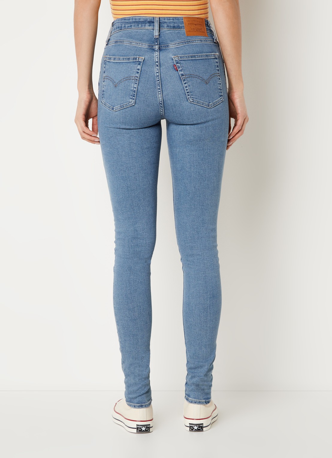 Levi's 721 HIGH RISE SKINNY BLUE WAVE - achterkant 5 indigo