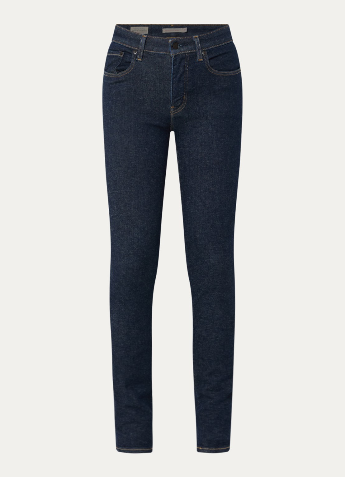 Levi's 721 high waist skinny jeans met donkere wassing - voorkant 2 indigo