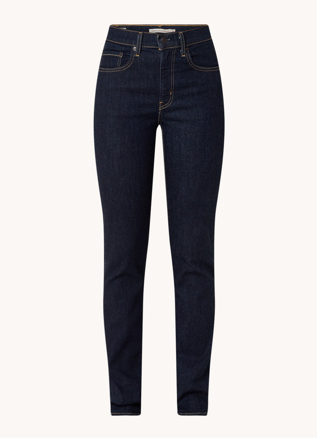 Levi's 724 HIGH RISE STRAIGHT BLUE WA - voorkant 2 indigo