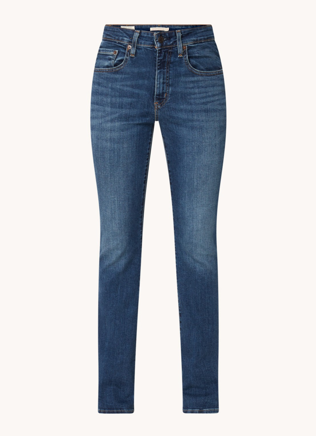 Levi's 725 HIGH RISE BOOTCUT BLUE WAV - voorkant 2 indigo