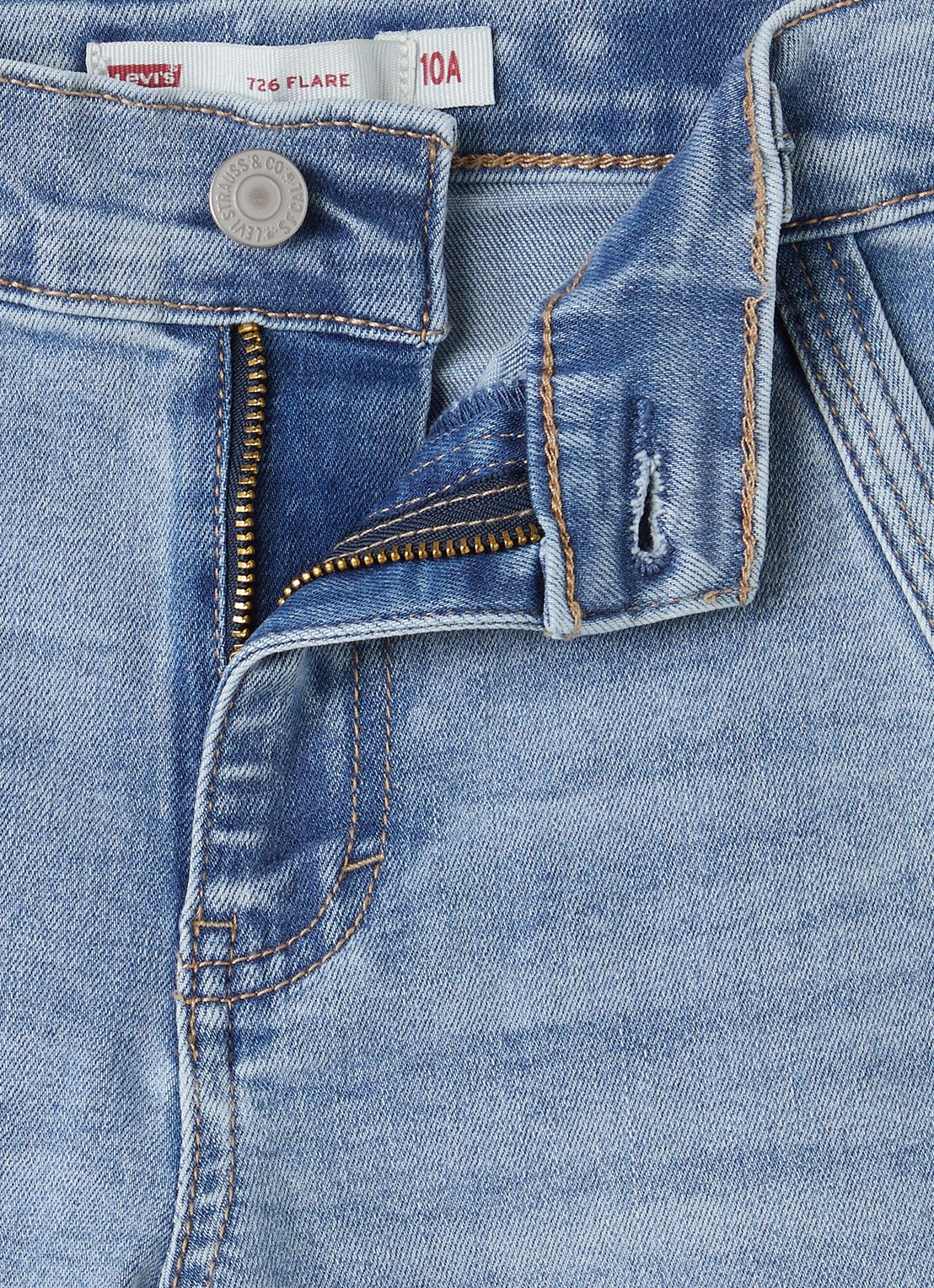 Levi's 726 flared jeans met steekzakken - detail 3 indigo