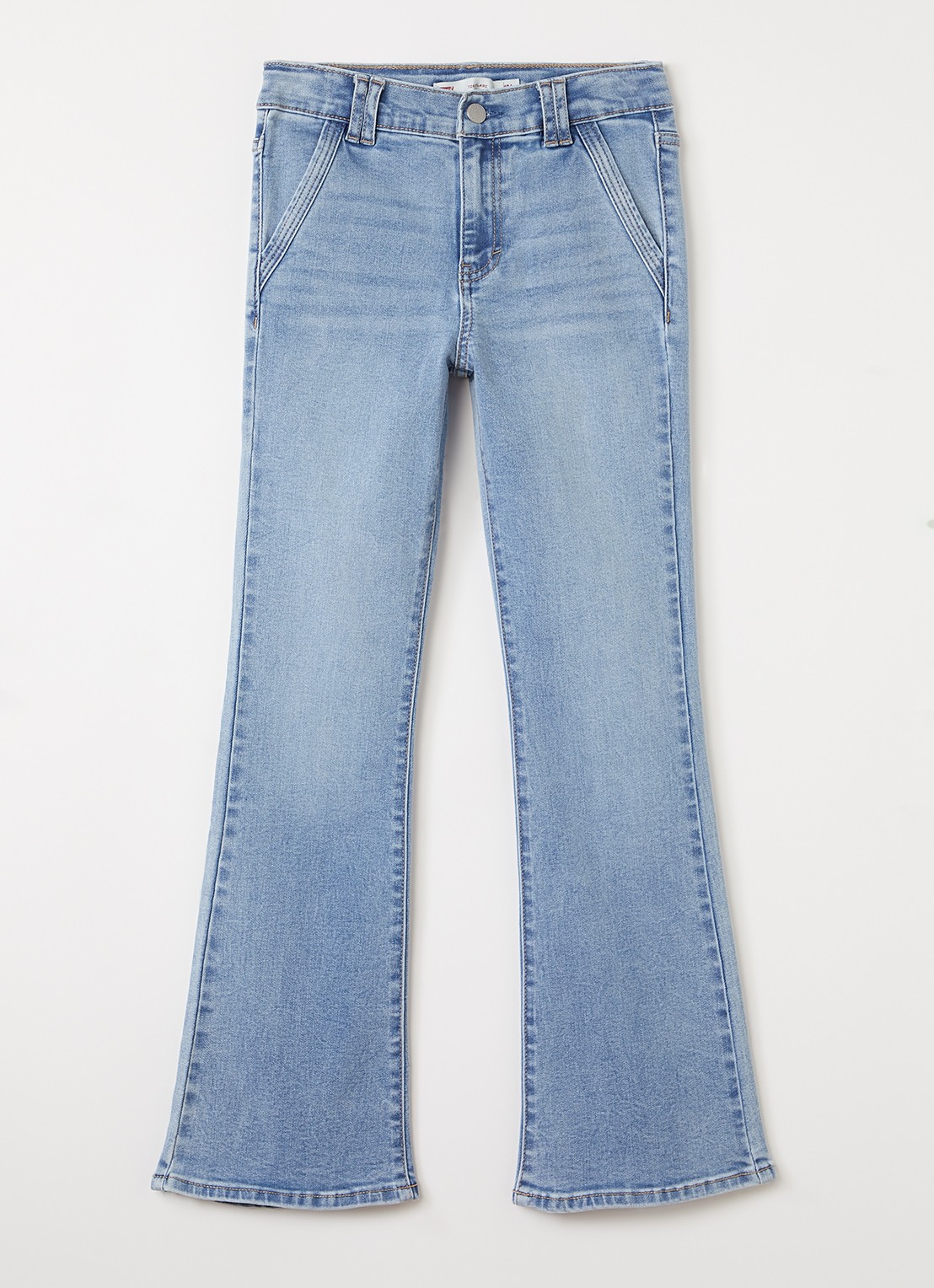 Levi's 726 flared jeans met steekzakken - voorkant indigo