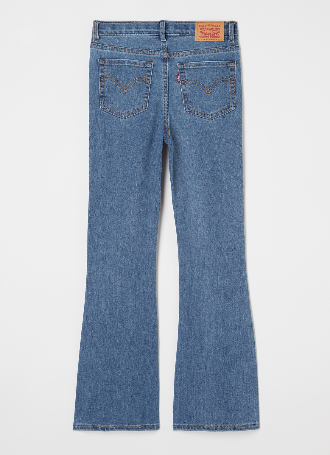 Levi's 726 high rise flared jeans met stretch - detail 3 indigo
