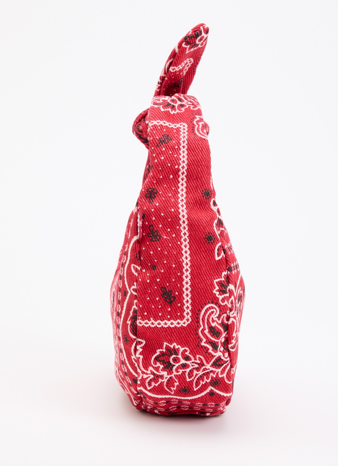 Levi's Baby Brooklyn handtas van denim met paisley dessin - detail 2 rood