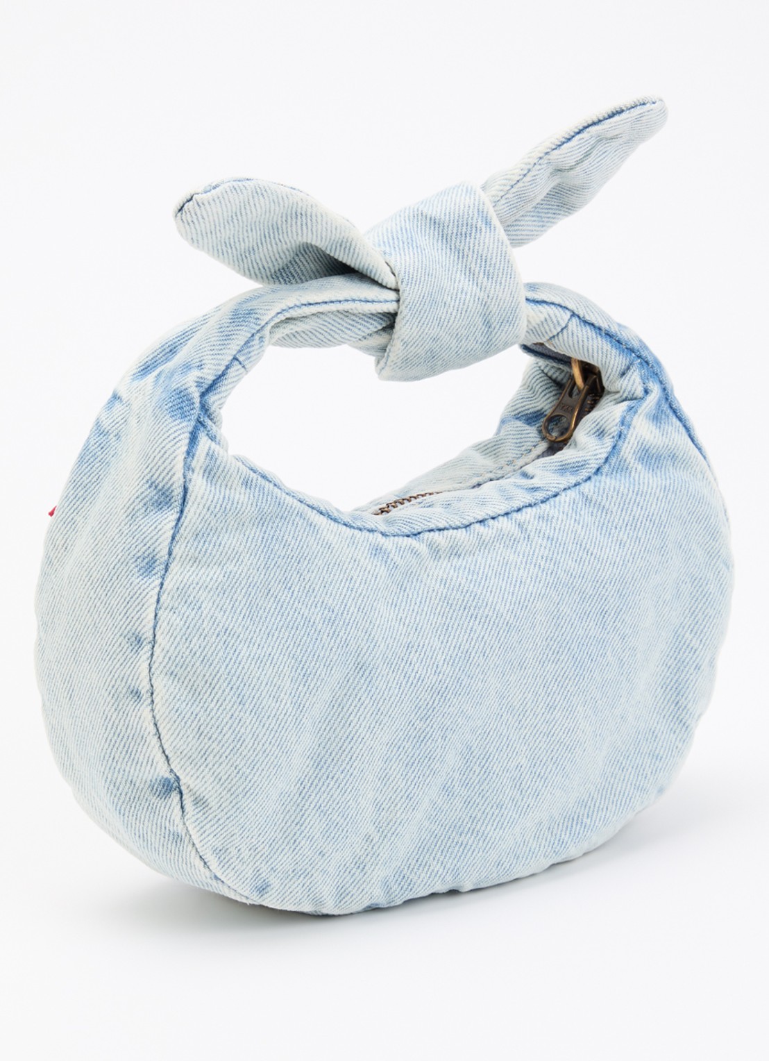 Levi's Baby Brooklyn handtas van denim - achterkant 4 lichtblauw