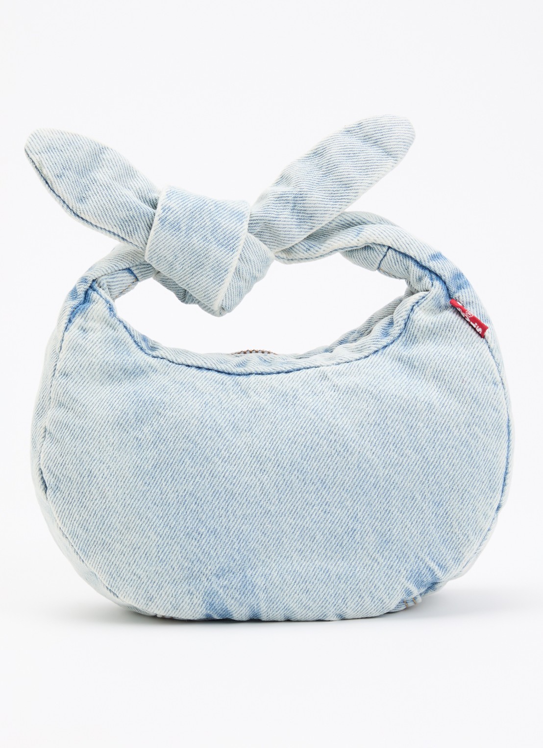 Levi's Baby Brooklyn handtas van denim - voorkant 5 lichtblauw