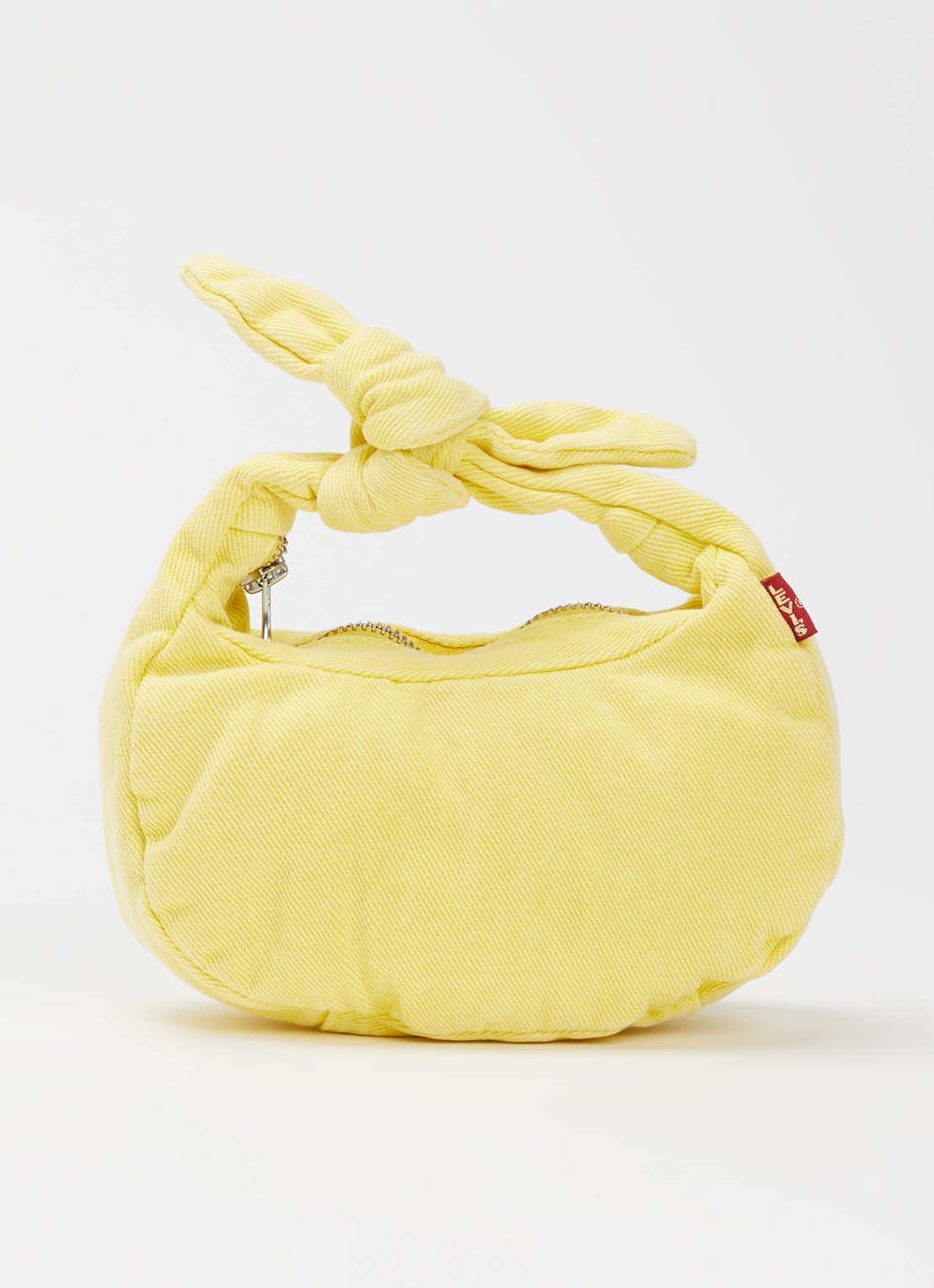 Levi's Baby Brooklyn handtas van denim - voorkant geel