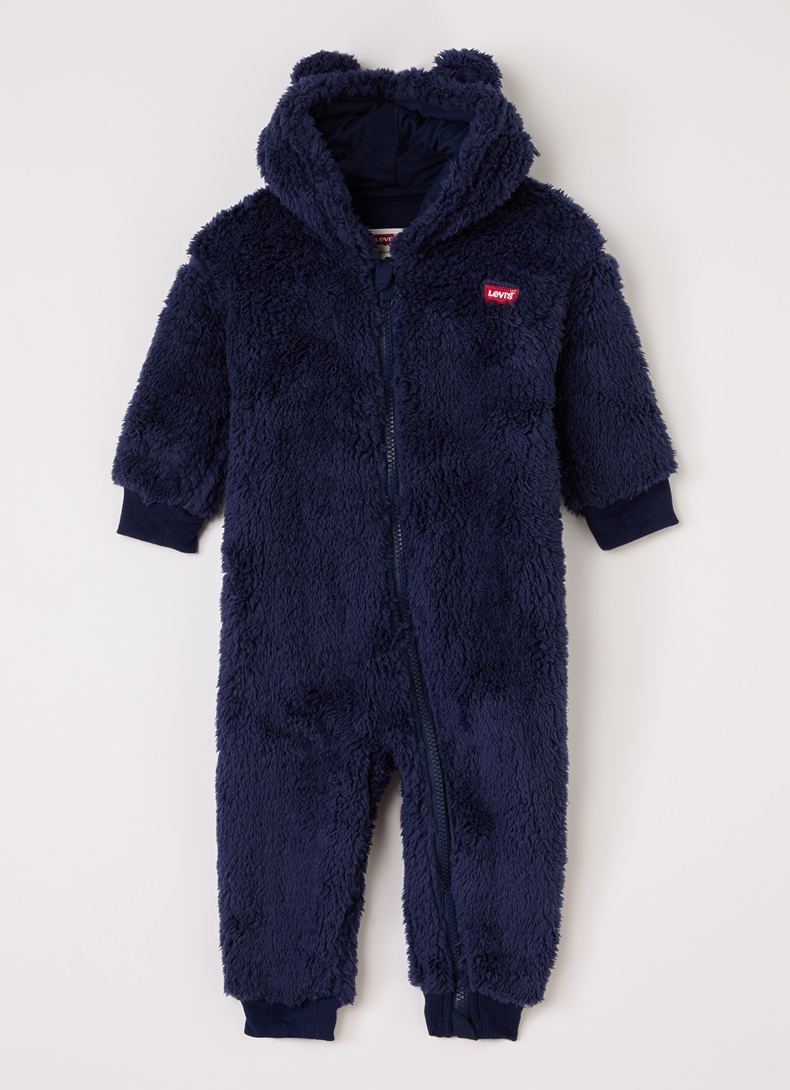 Levi's Babypak met logoborduring - voorkant kobaltblauw