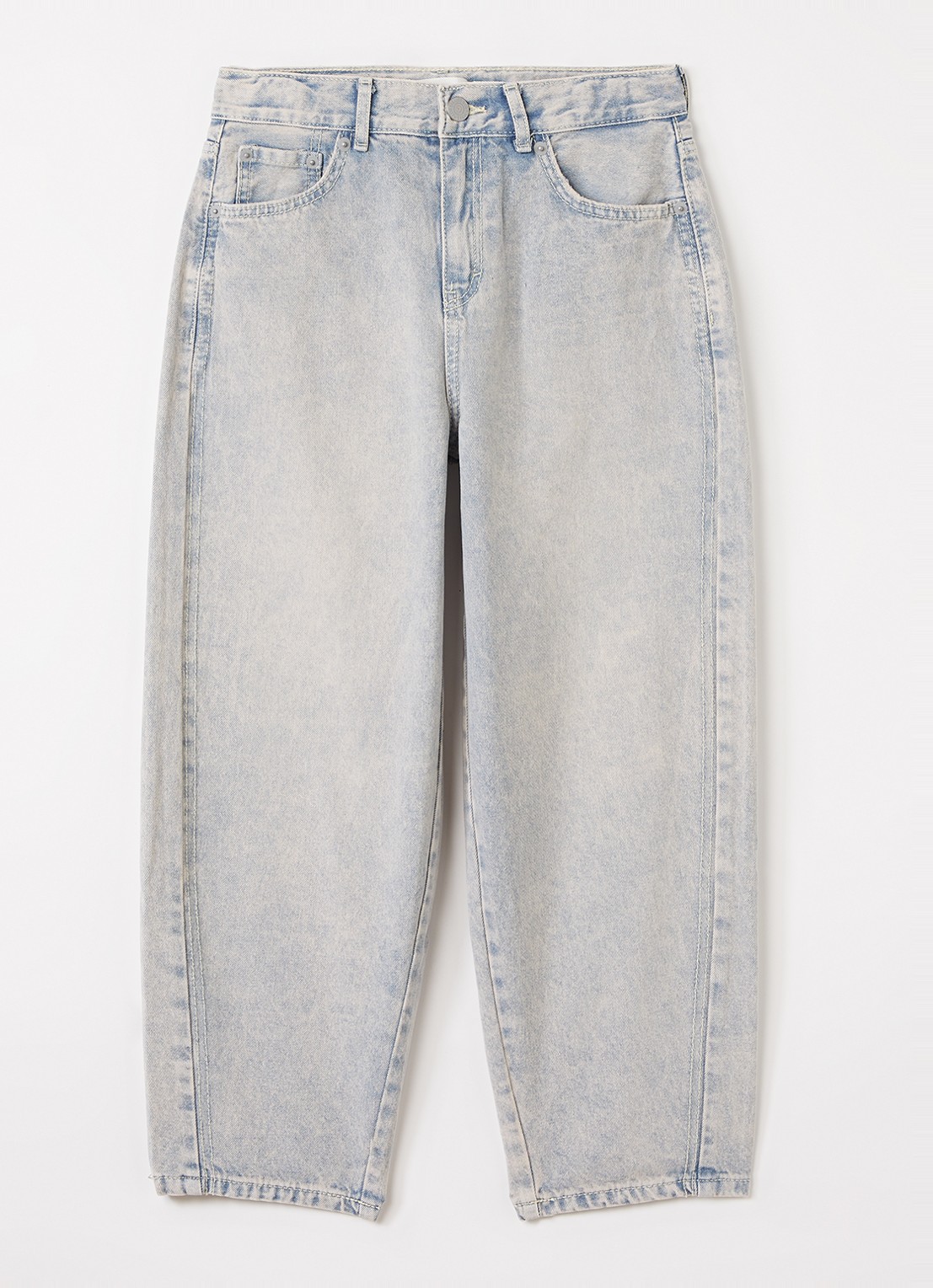 Levi's Balloon fit jeans met lichte wassing - voorkant indigo
