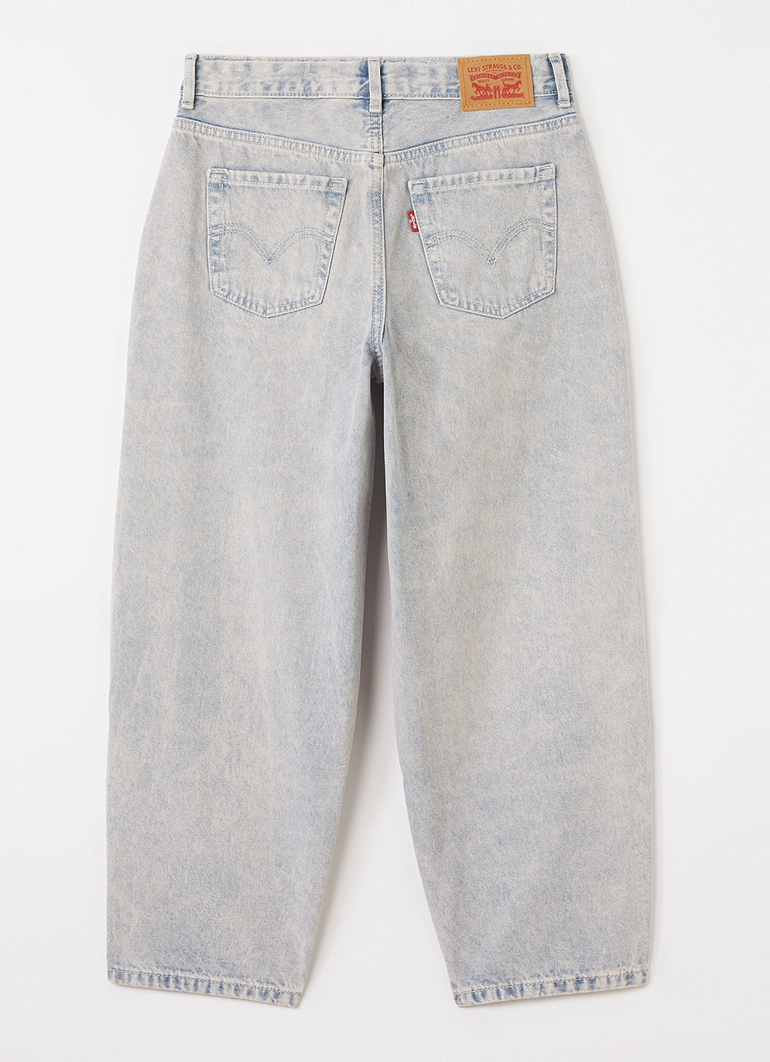 Levi's Balloon fit jeans met lichte wassing - voorkant 2 indigo