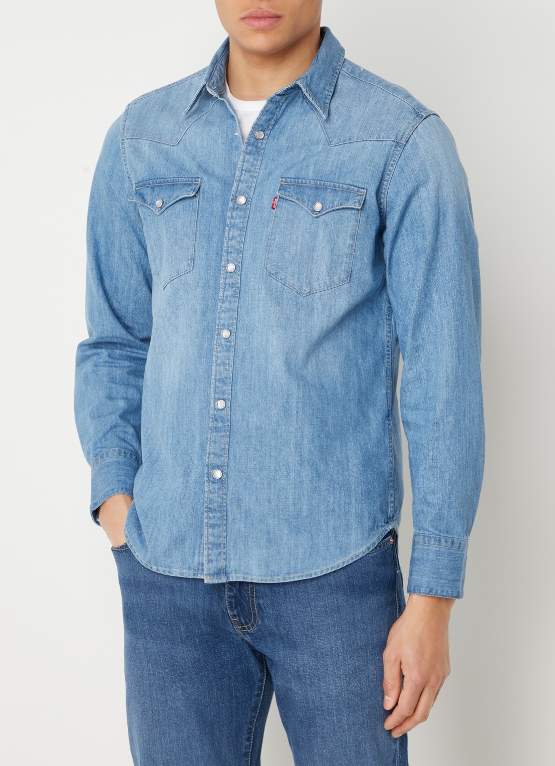 Levi's BARSTOW WESTERN STANDARD ESTA - detail indigo