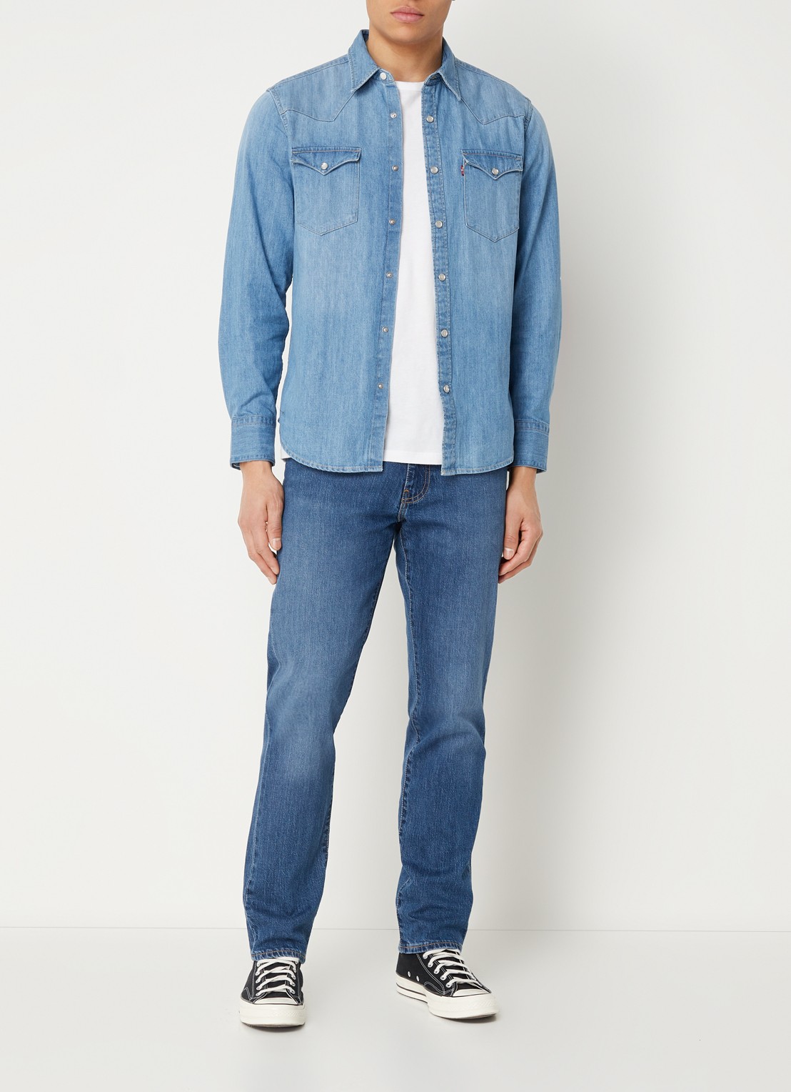 Levi's BARSTOW WESTERN STANDARD ESTA - voorkant 3 indigo