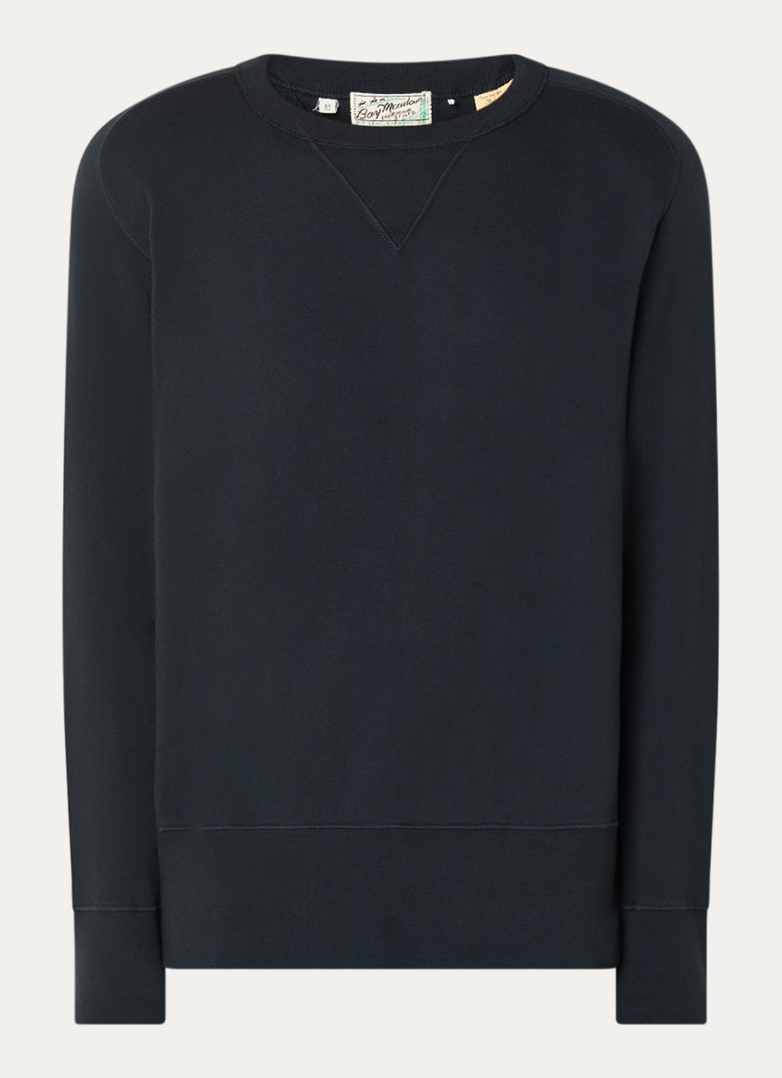 Levi's Bay Meadows sweater met ronde hals - voorkant 2 zwart