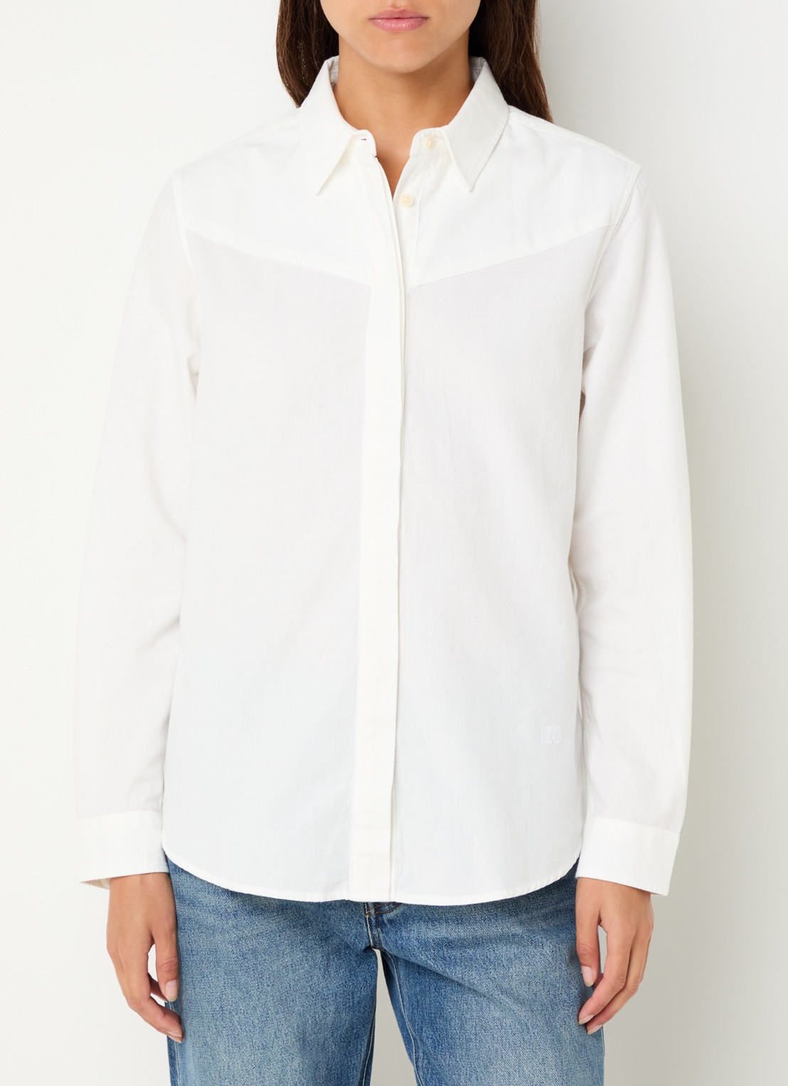 Levi's Blouse met kraag - detail 4 gebroken wit