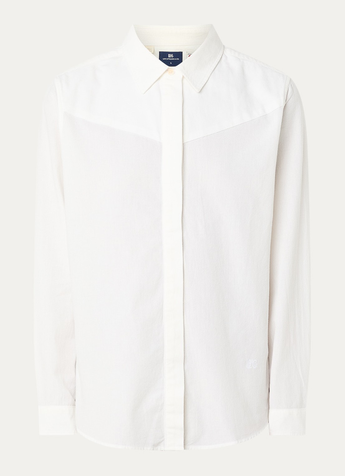 Levi's Blouse met kraag - voorkant 2 gebroken wit