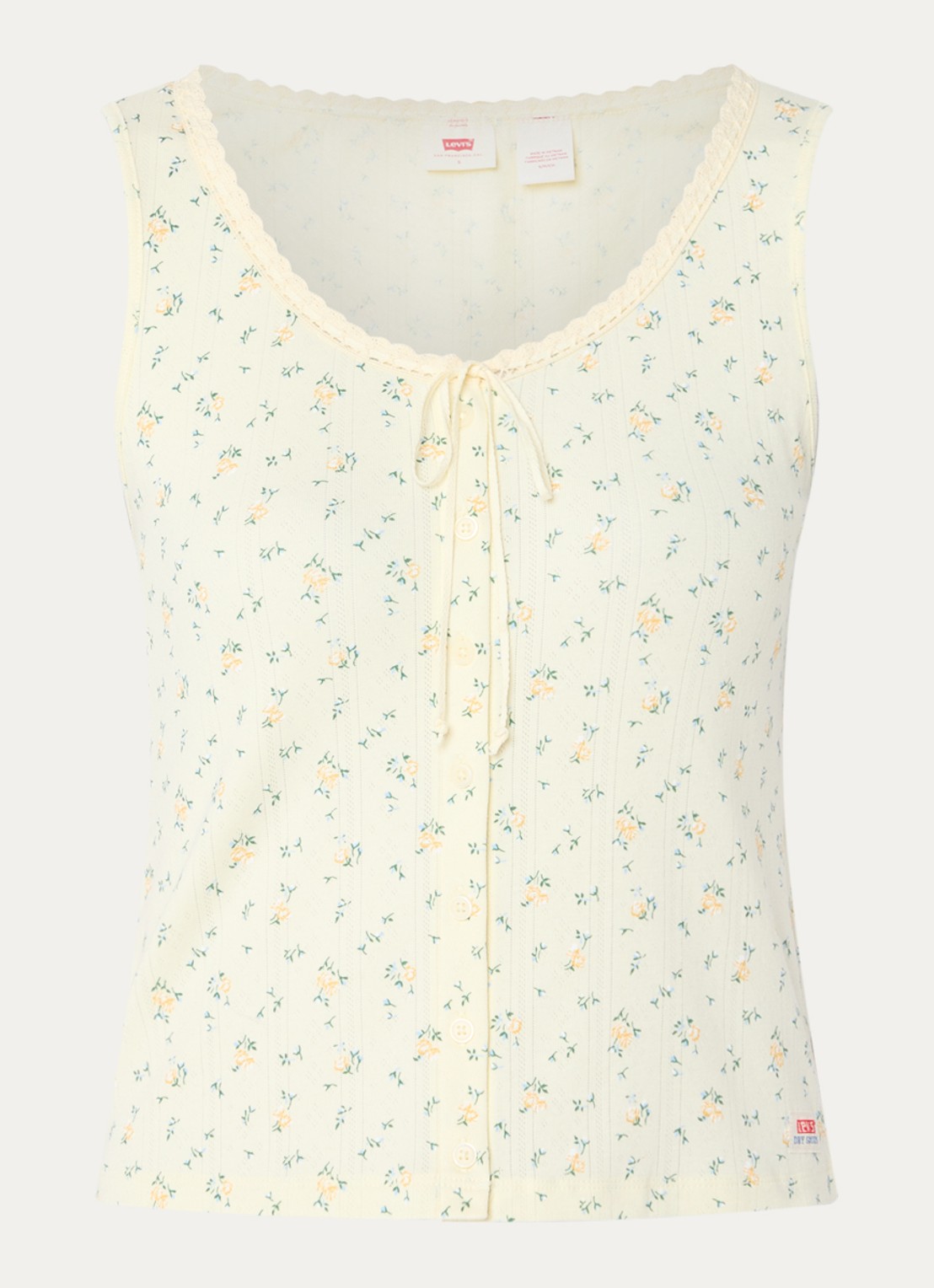 Levi's Blouse met print - voorkant 3 gebroken wit