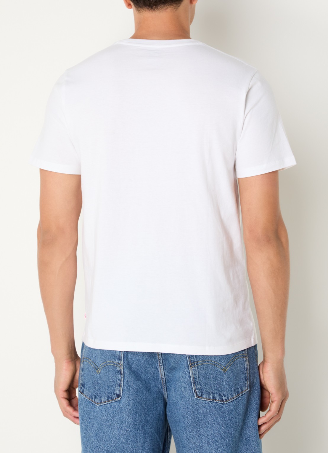 Levi's Community T-shirt met print - achterkant wit