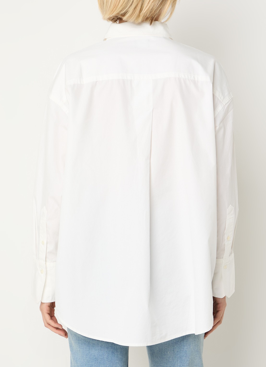 Levi's Core blouse met kraag - achterkant 3 gebroken wit
