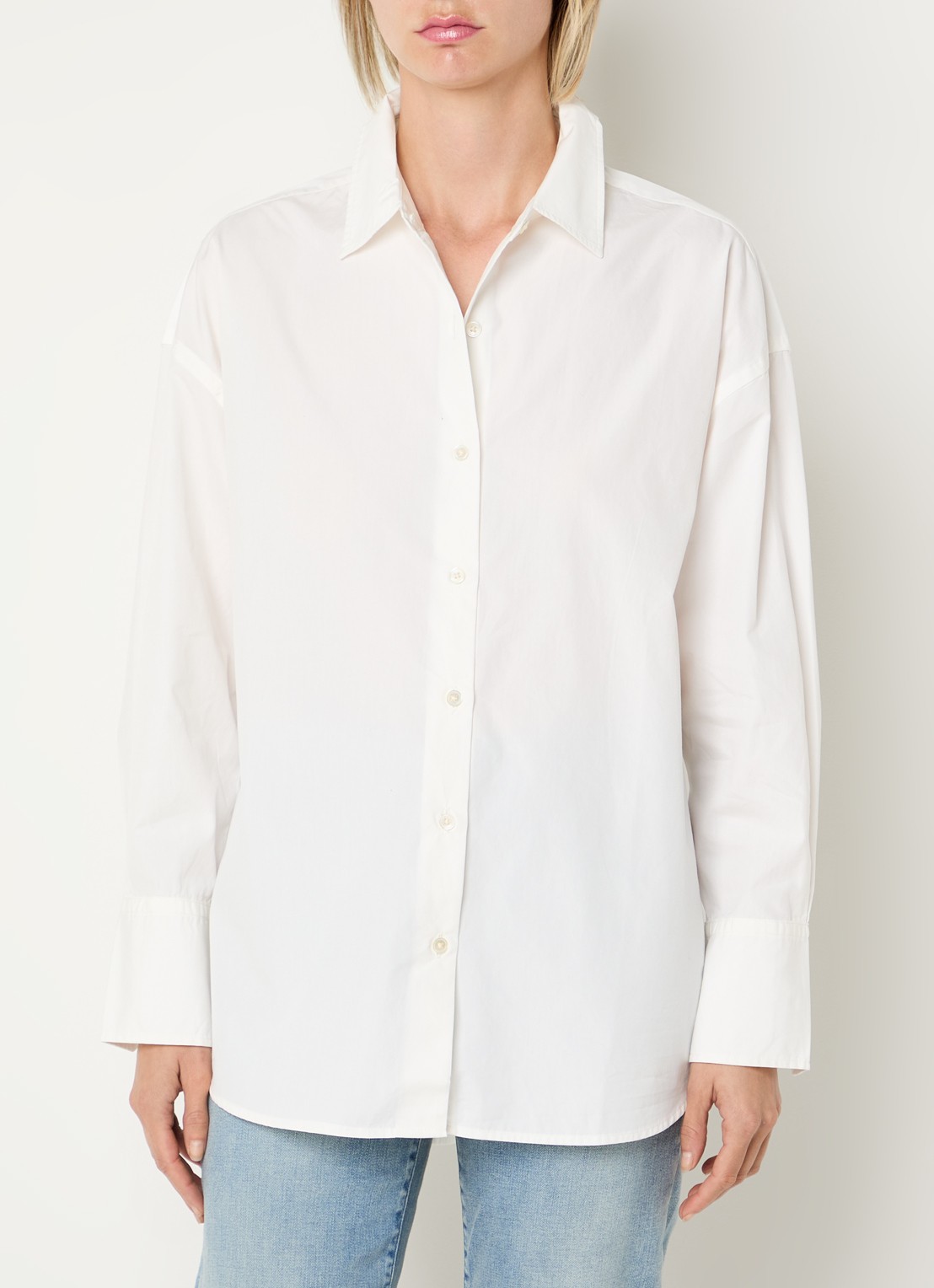 Levi's Core blouse met kraag - detail 4 gebroken wit
