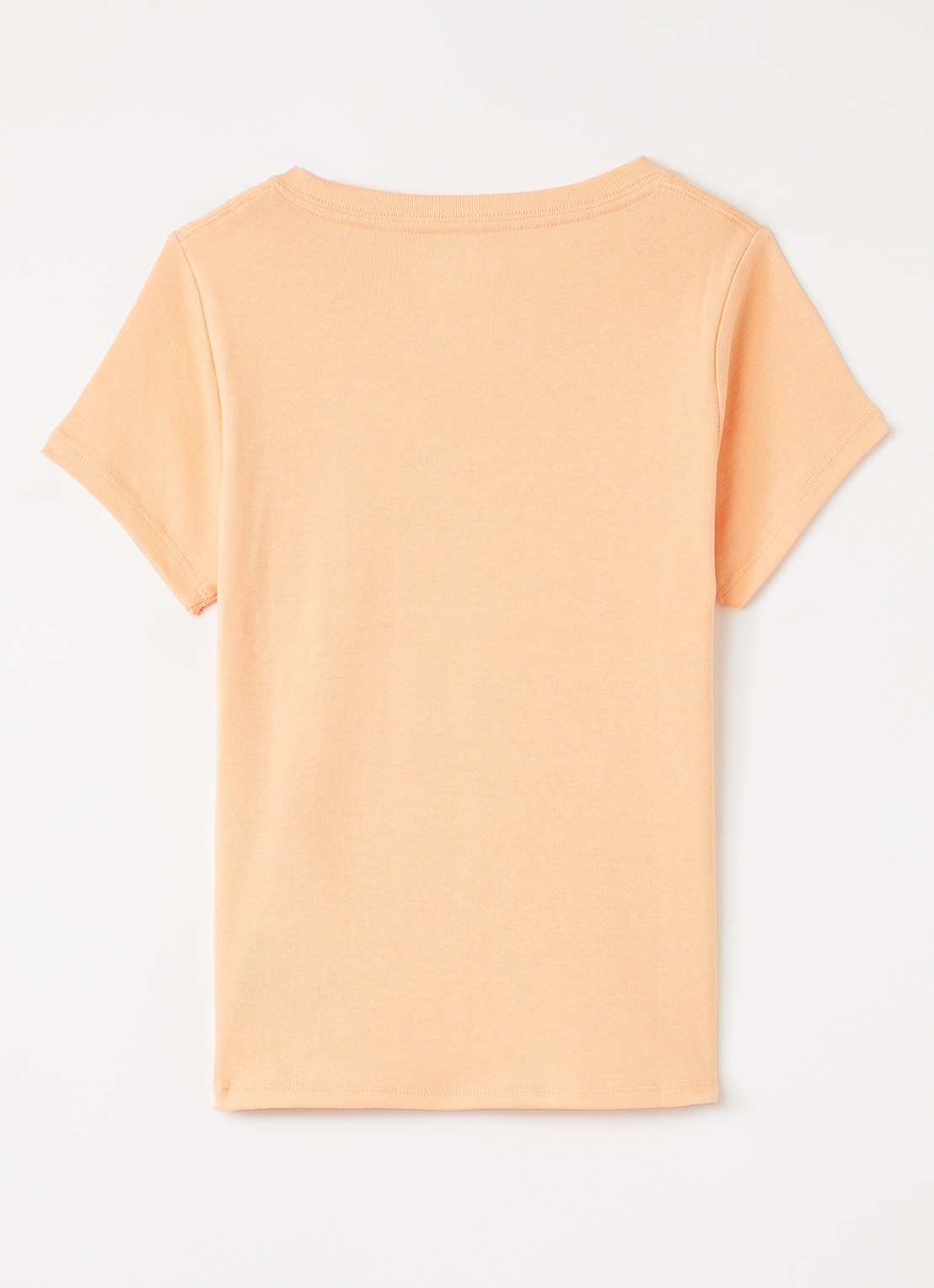 Levi's Daisy T-shirt met logoborduring - voorkant 2 orange