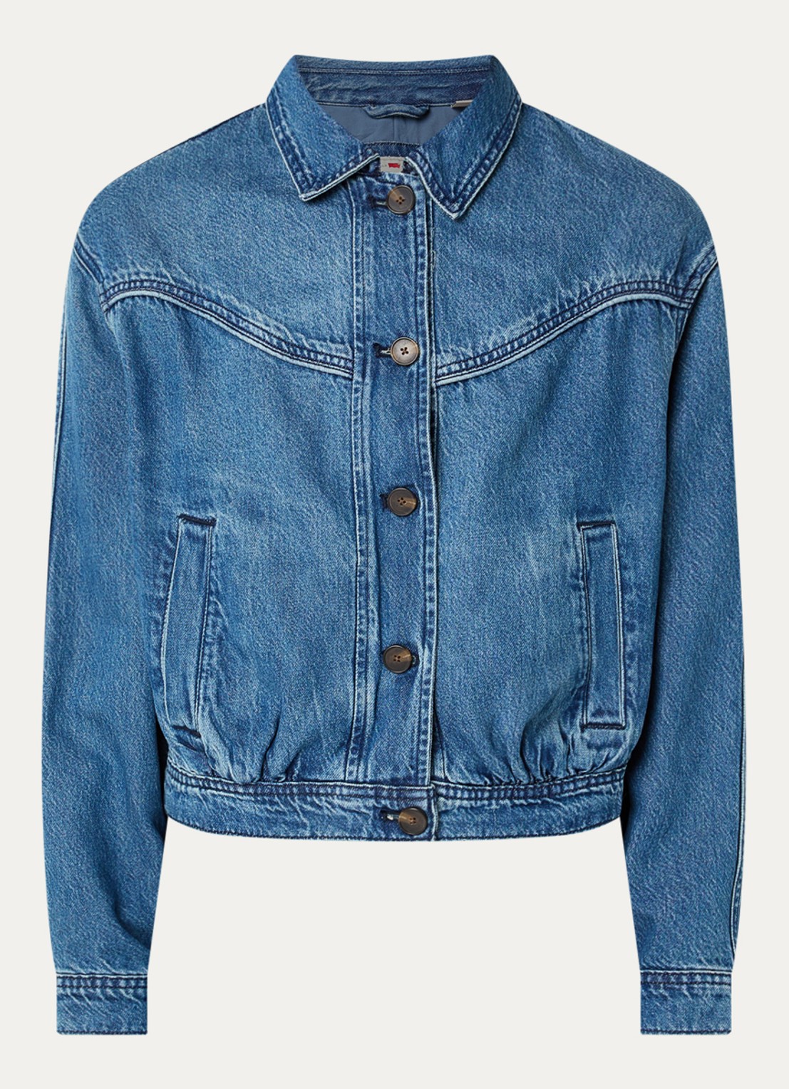 Levi's Dani Western spijkerjas met steekzakken - voorkant 3 indigo
