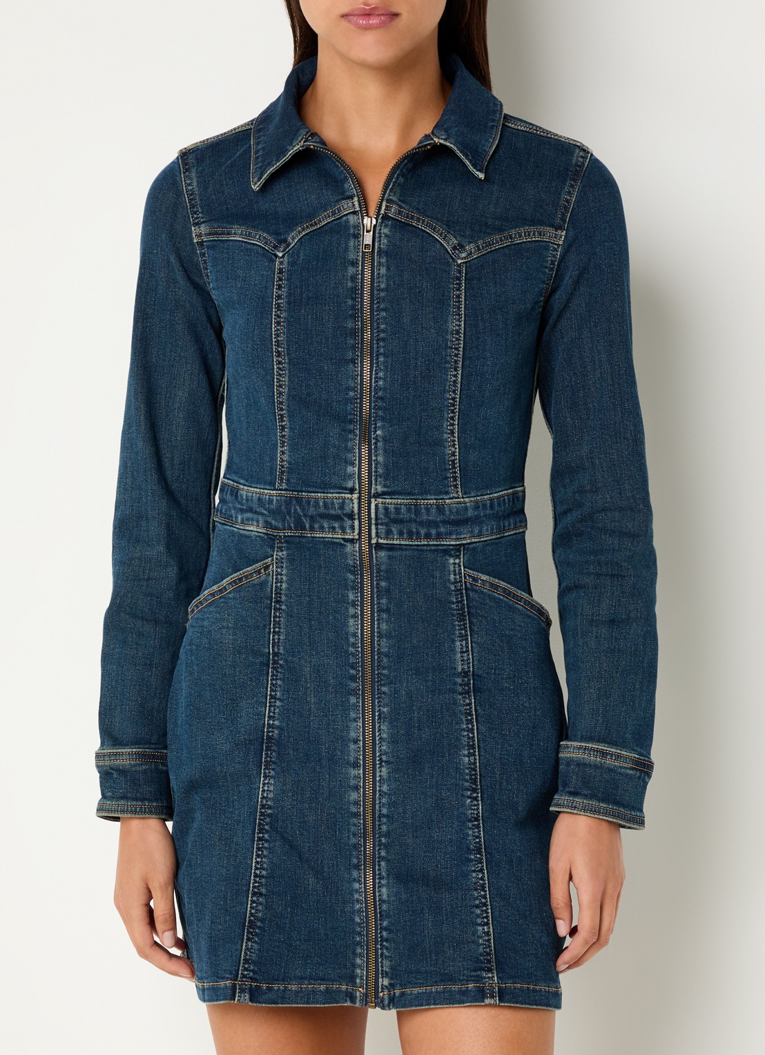 Levi's Denim jurk - detail 4 indigo