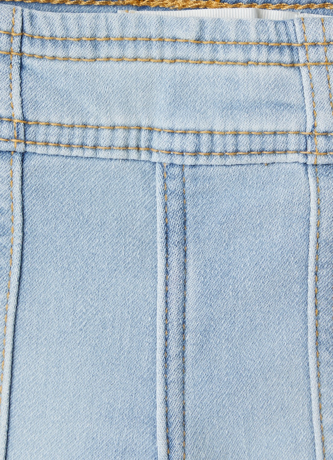 Levi's Dobby straight leg jeans met borduring - detail indigo