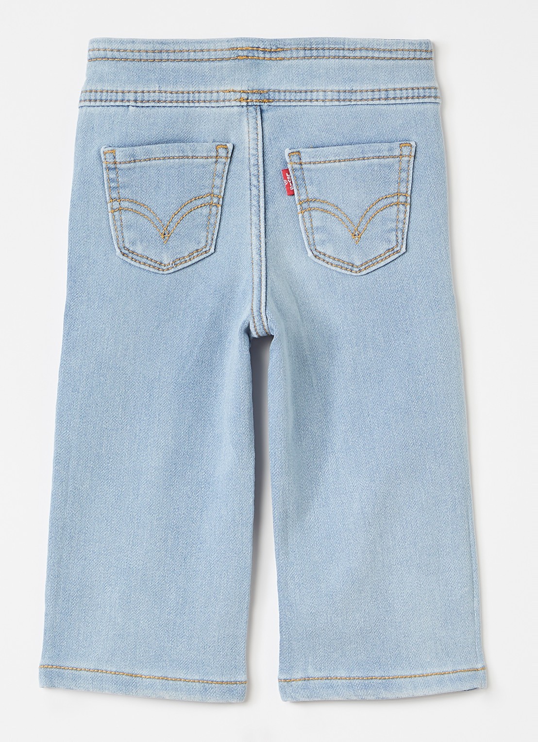 Levi's Dobby straight leg jeans met borduring - voorkant 3 indigo