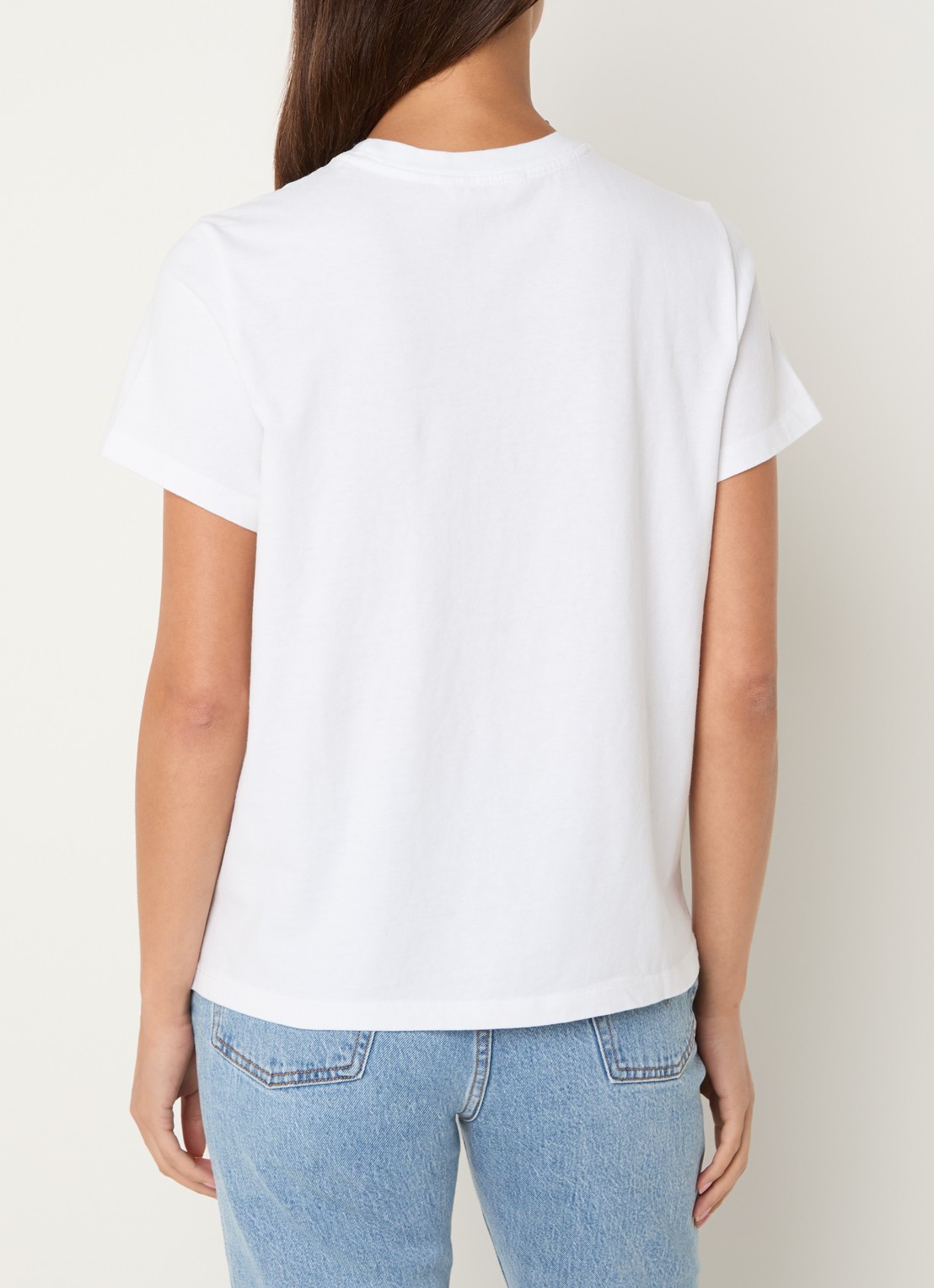 Levi's Favorite T-shirt met strass en logo - achterkant 2 wit