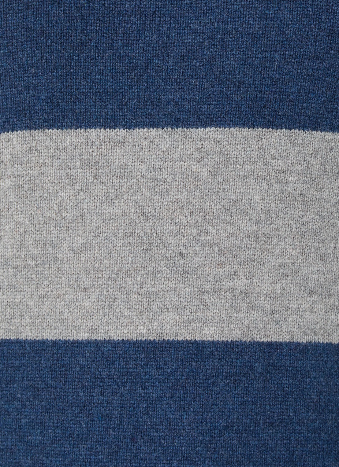 Levi's Fijngebreide pullover in wolblend met streepprint - detail 2 grijs