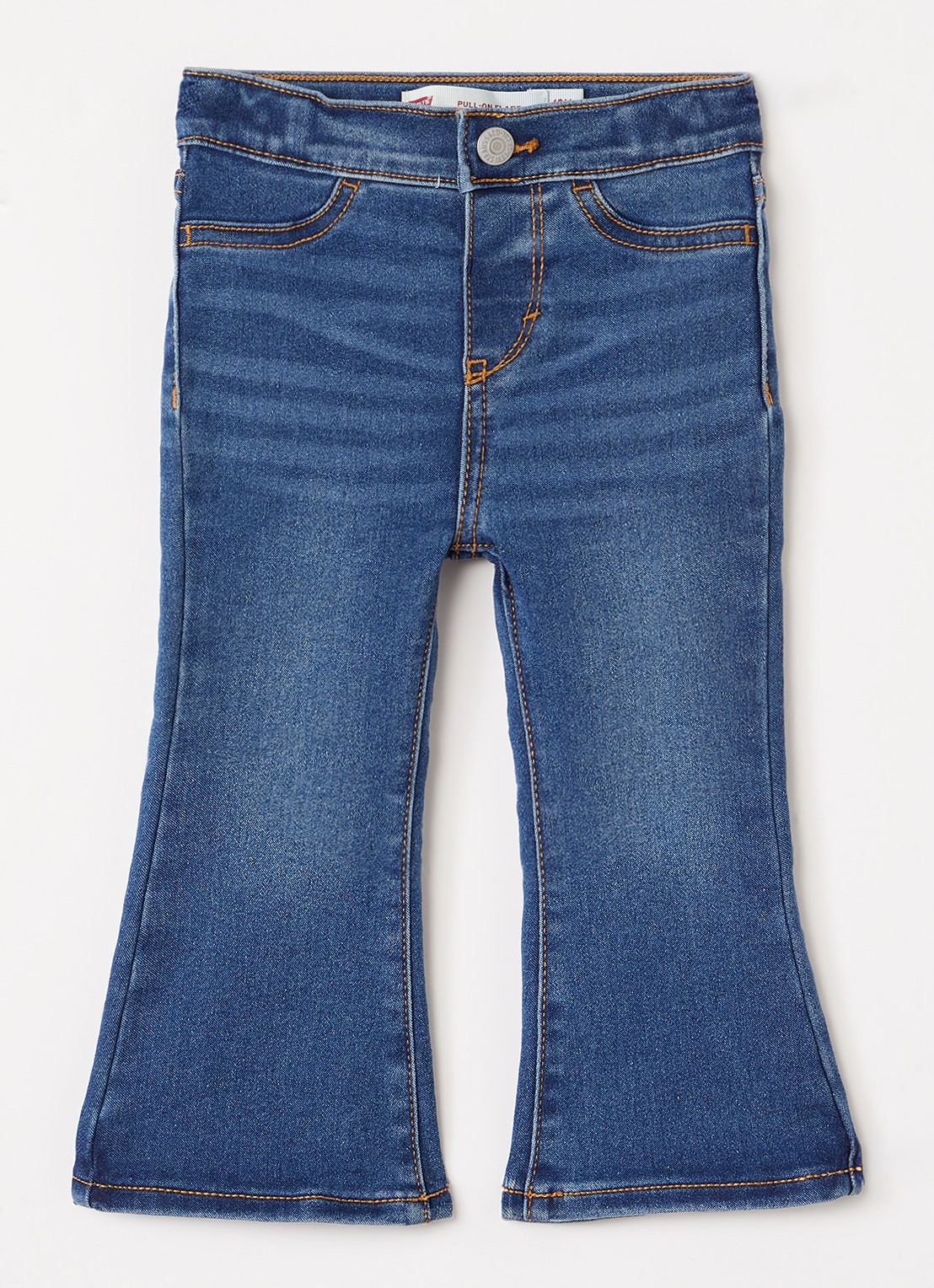 Levi's Flared jeans met donkere wassing - voorkant indigo