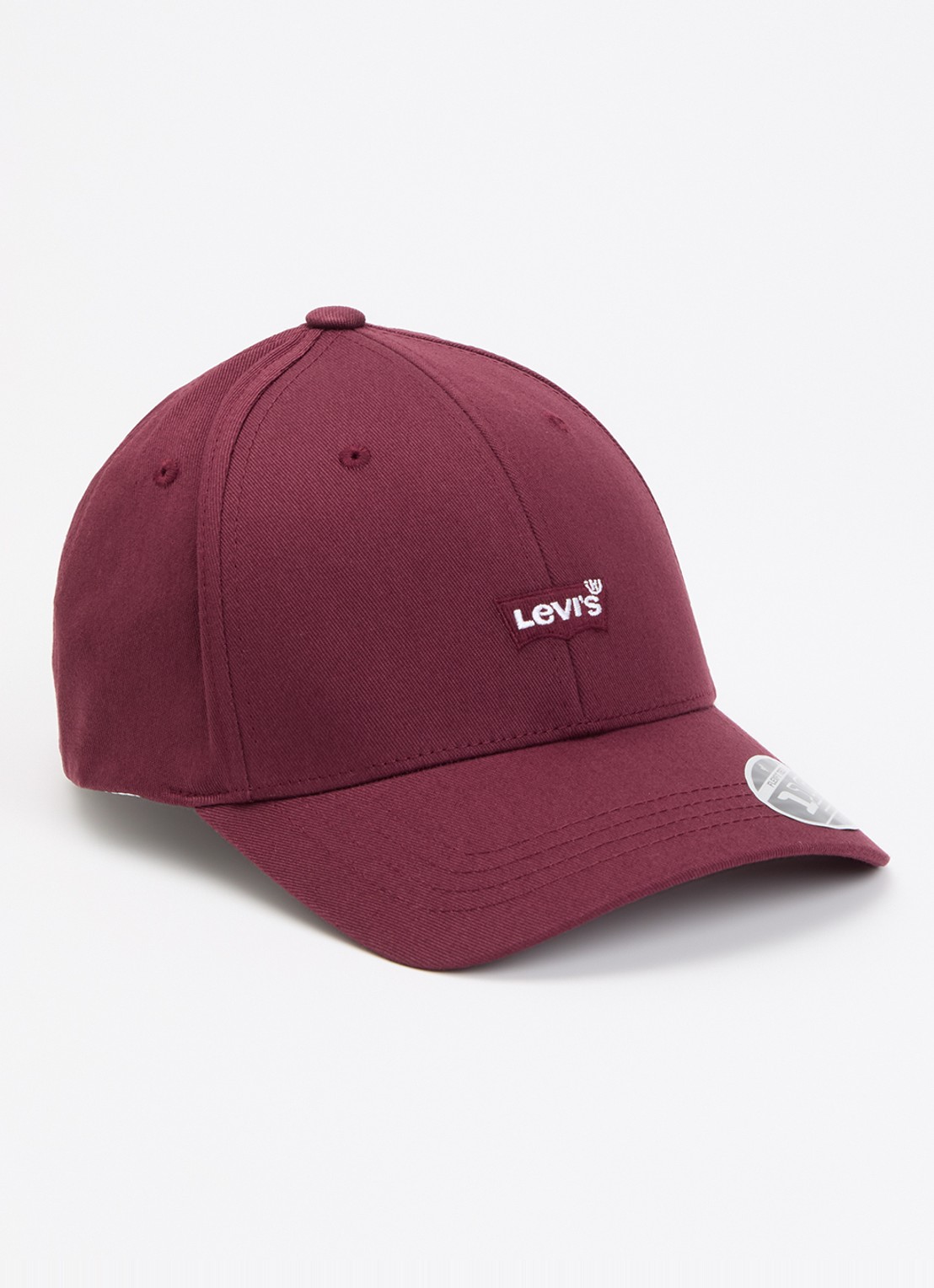 Levi's Flexfit Housemark pet met logo - voorkant 2 bordeauxrood