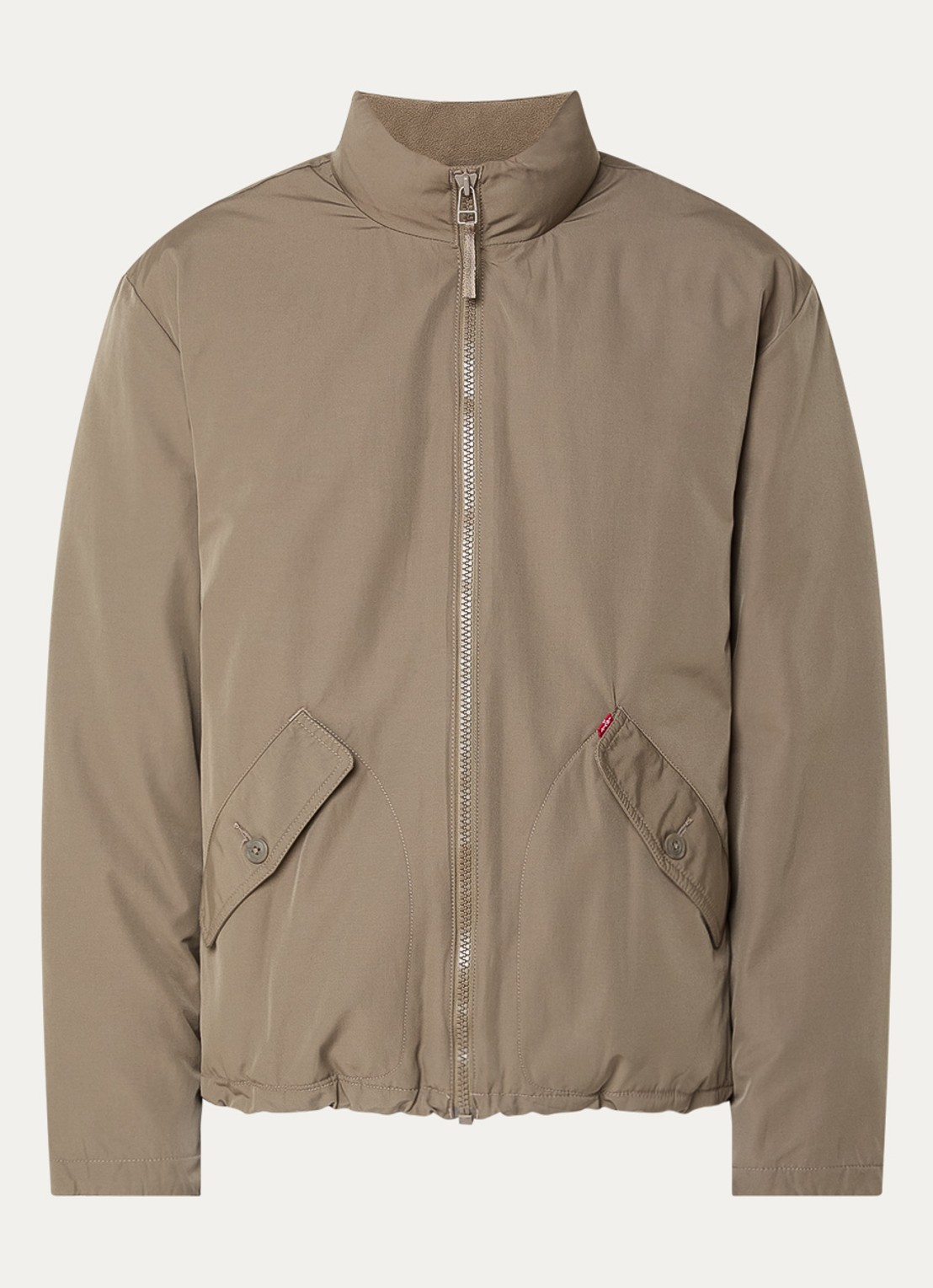 Levi's Gewatteerd jack met klepzakken - voorkant 3 bruin