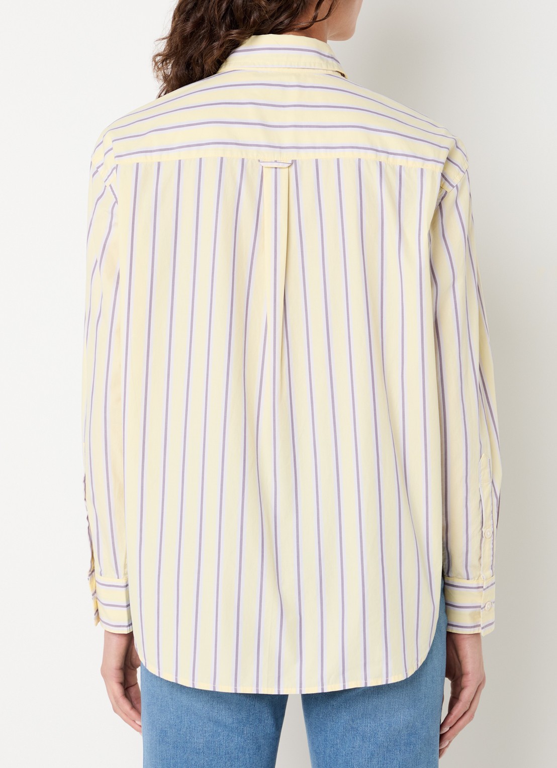 Levi's Harlie blouse met streepprint - achterkant multicolor