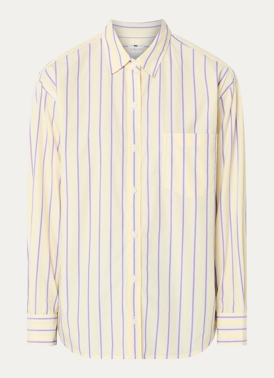 Levi's Harlie blouse met streepprint - voorkant 3 multicolor