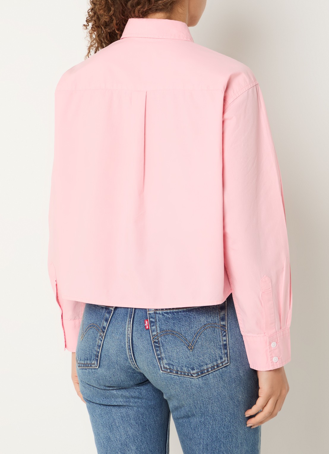 Levi's Harlie cropped blouse  - achterkant 3 roze