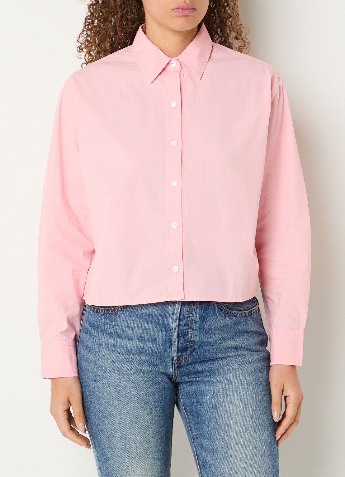 Levi's Harlie cropped blouse  - detail 4 roze