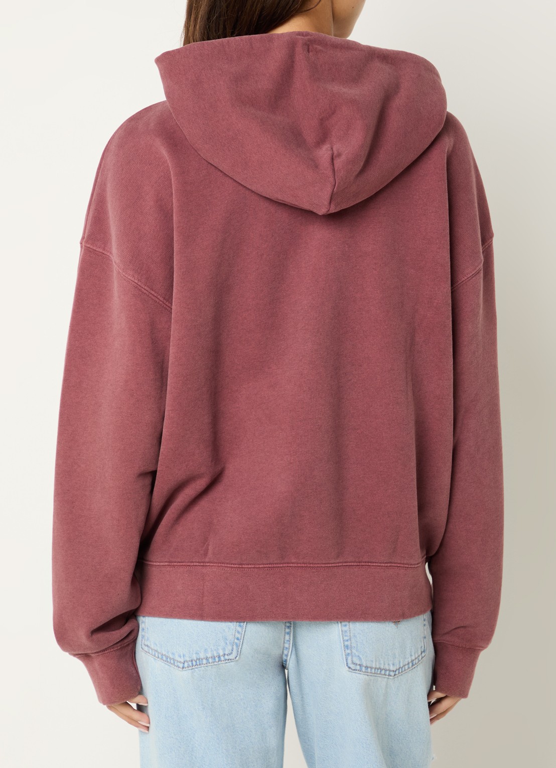 Levi's Hayes sweatvest met steekzakken - achterkant steenrood