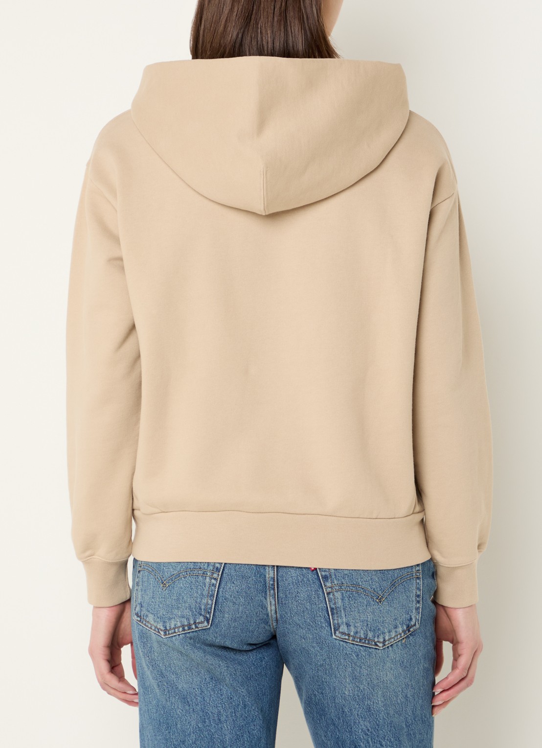 Levi's Heritage hoodie met logo - achterkant 3 beige