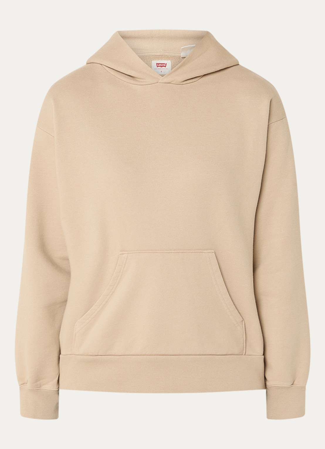 Levi's Heritage hoodie met logo - voorkant 4 beige