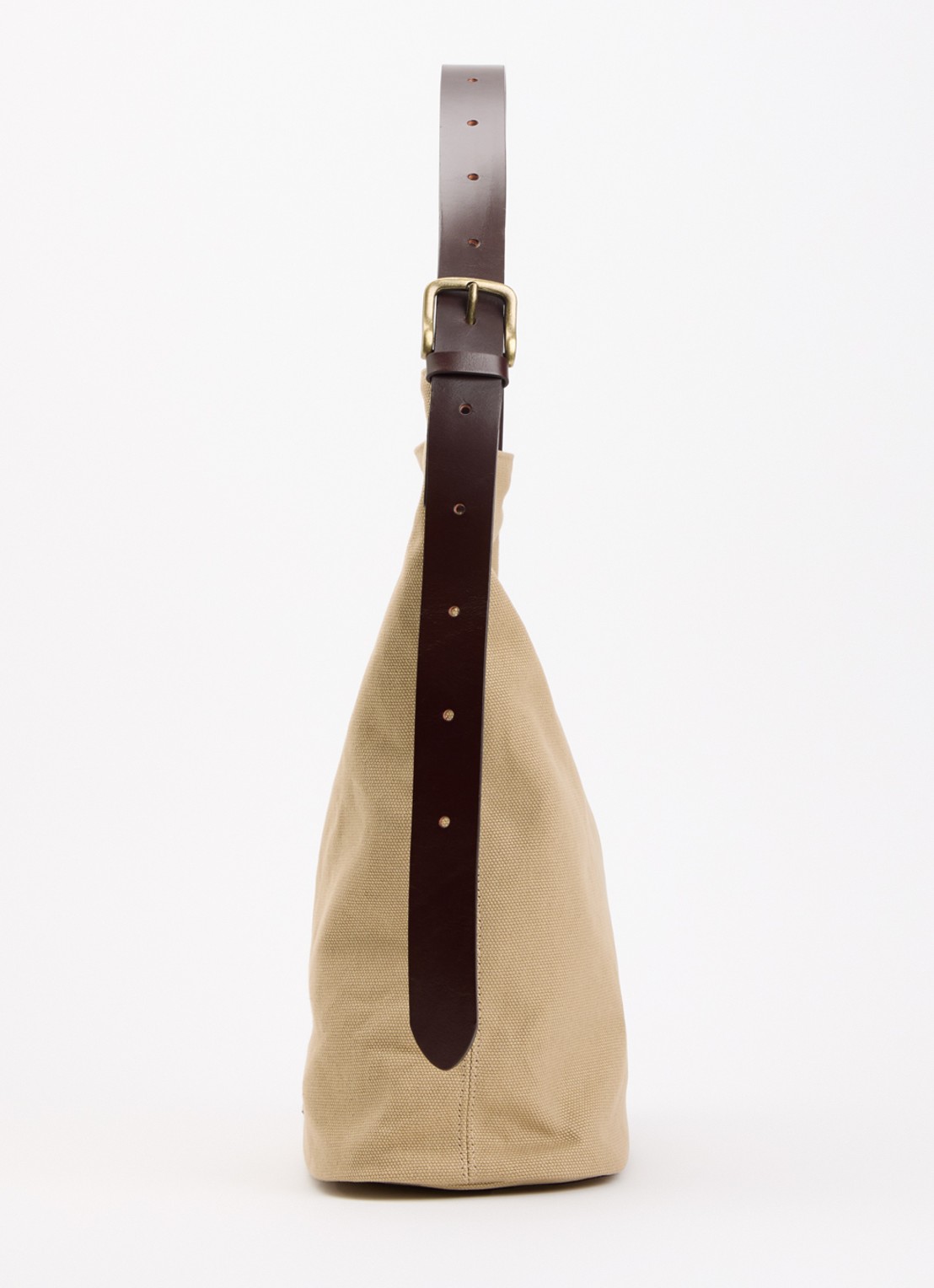 Levi's Heritage M schoudertas van canvas met logo - detail 3 beige