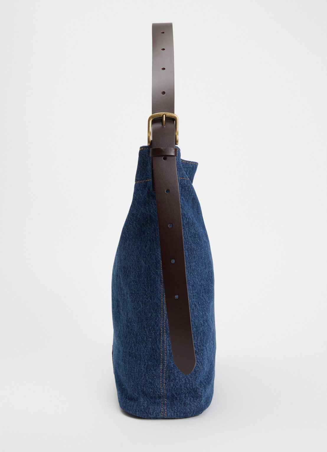Levi's Heritage M schoudertas van denim met logo - detail 3 indigo