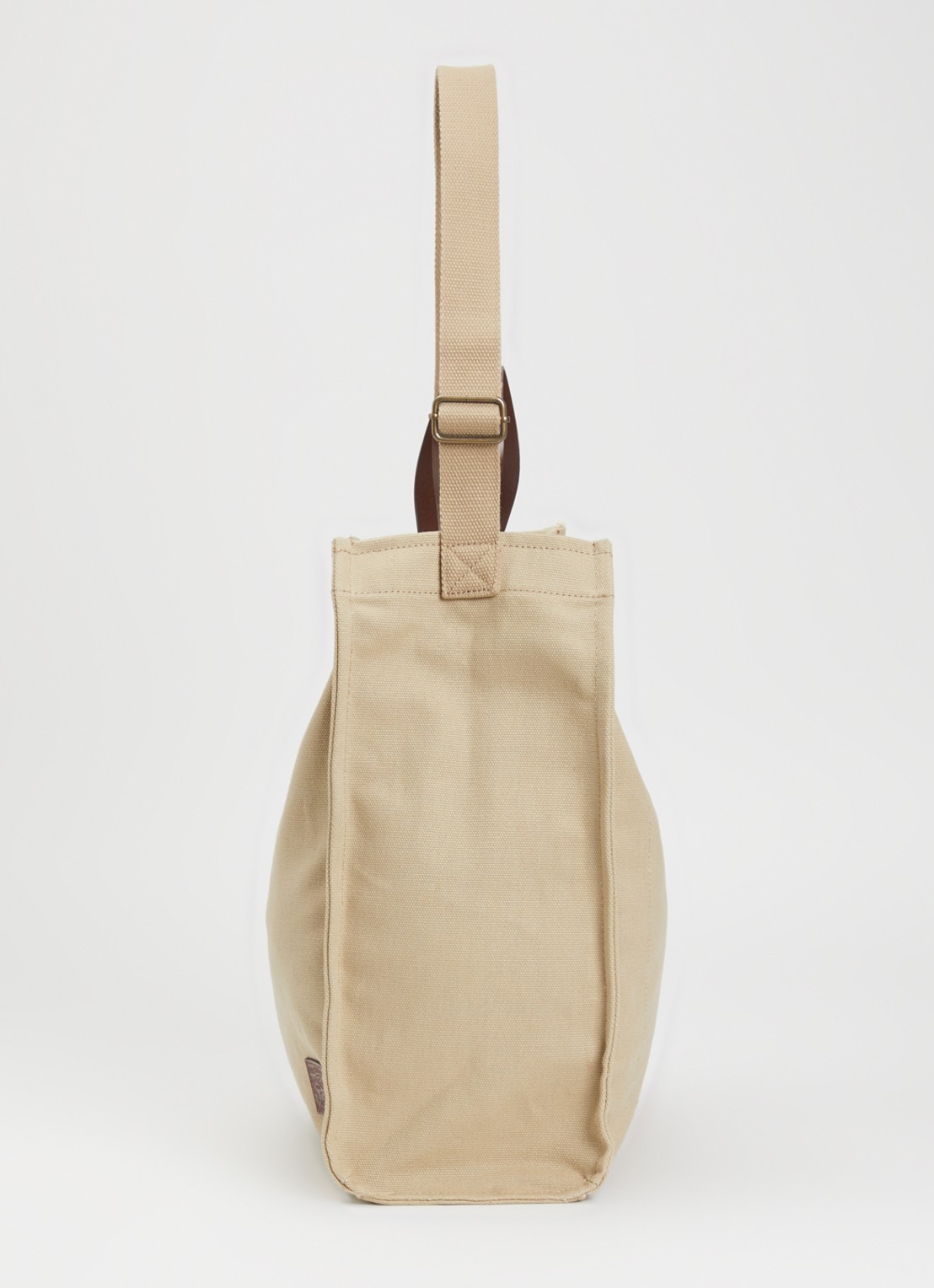 Levi's Heritage schoudertas met details van leer met verstelbare schouderriem - detail 4 beige