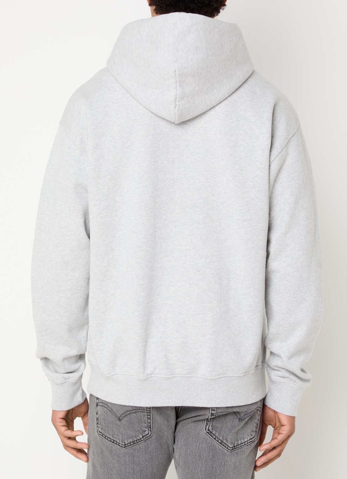 Levi's Hoodie met kangoeroezak - achterkant 5 grijs