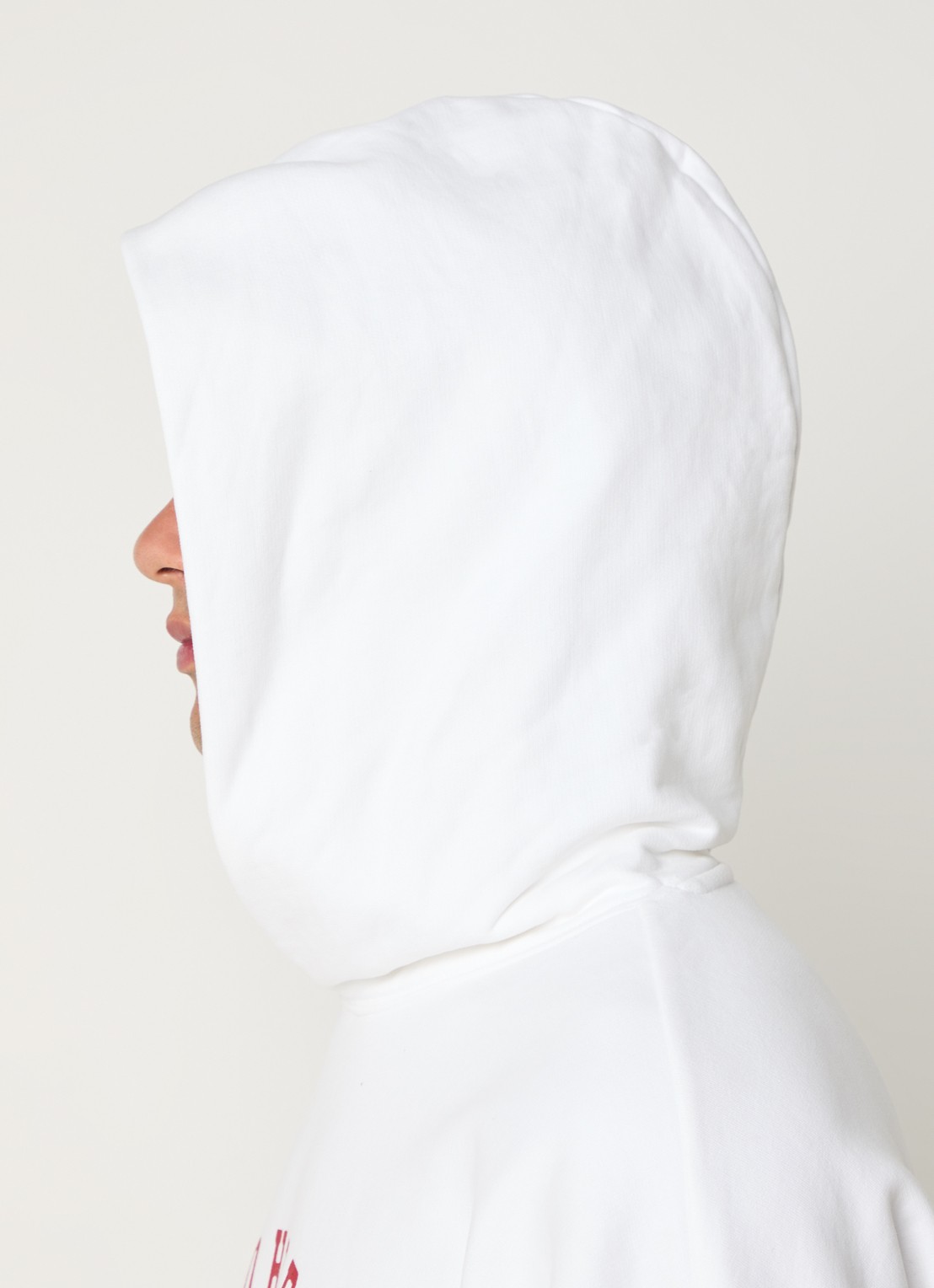 Levi's Hoodie met print en kangoeroezak - detail 2 wit