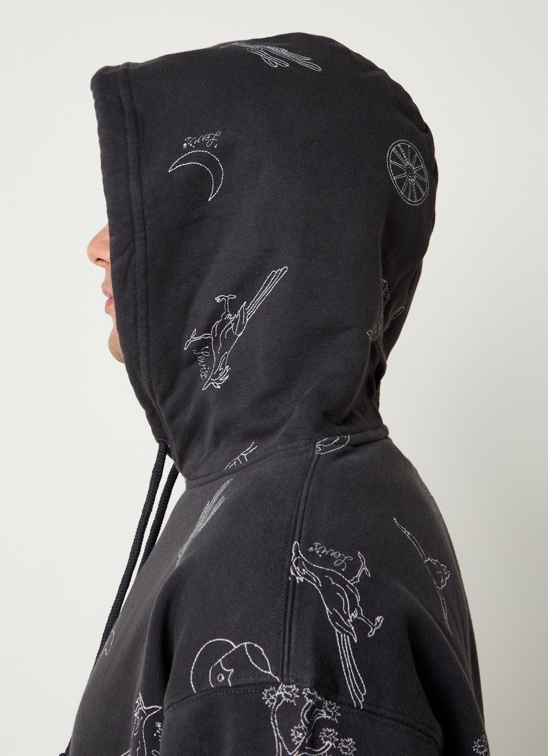 Levi's Hoodie met print - detail 5 antraciet